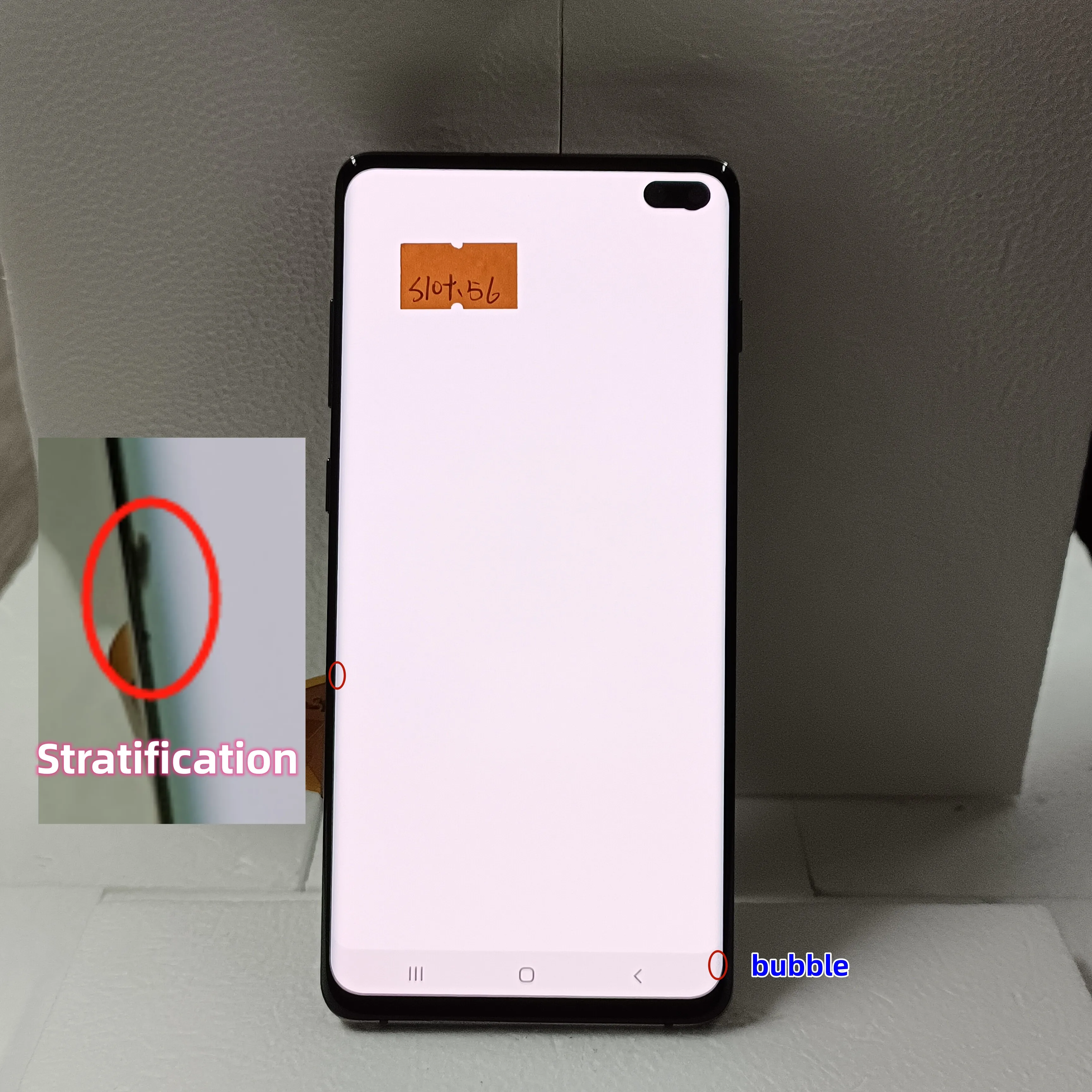 Imagem -05 - Super Amoled Touch Screen Digitalizador com Defeitos Dot Burn Display Lcd Samsung Galaxy S10 Além Disso Sm-g975f ds G975 64