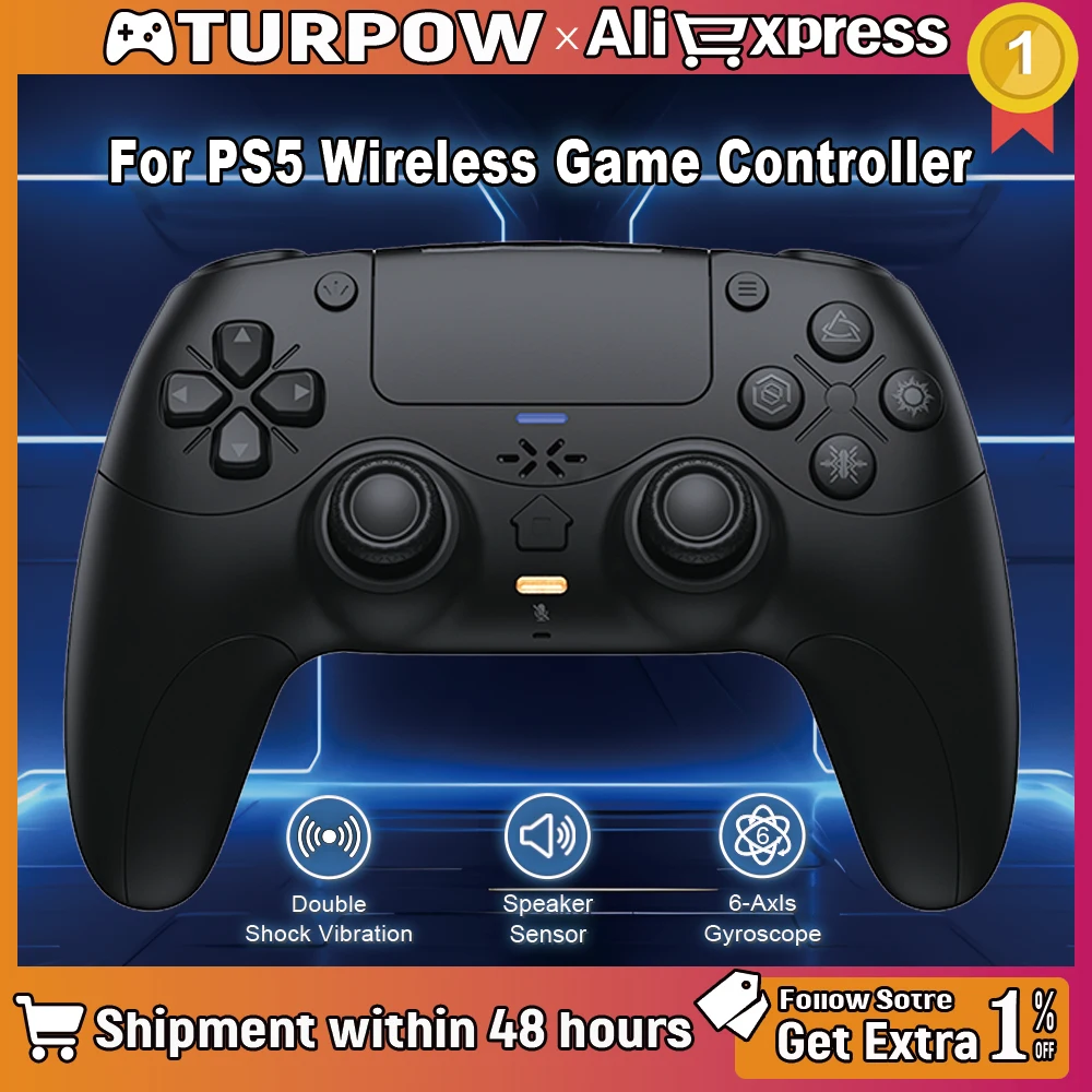 for-playstation-5-ps5-controller-gaming-wireless-bt-gamepad-turbo-dual-sense-vibrate-external-mic-adaptives-trigger