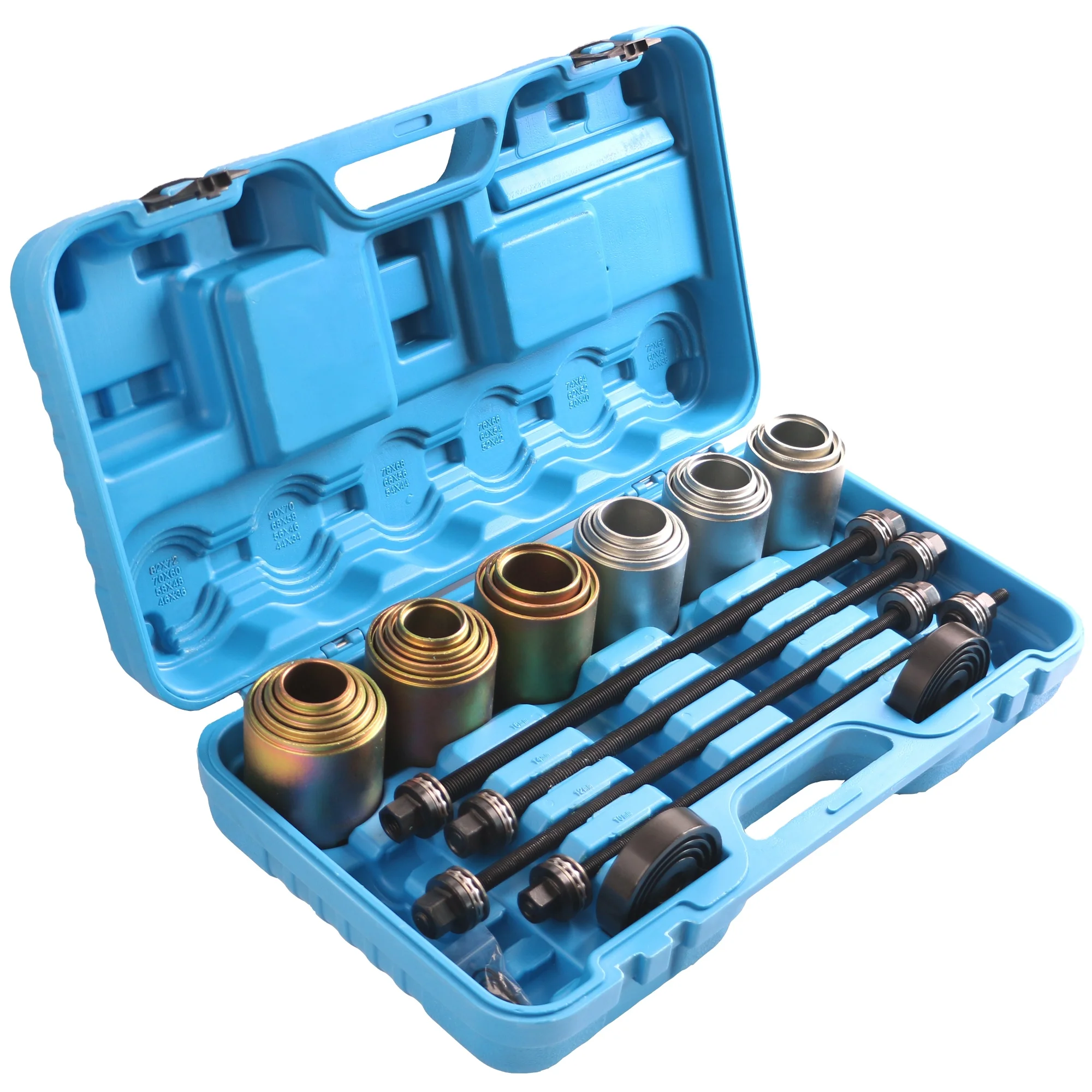 26Pcs Wheel Bearings Removal Tool Set Press Pull Sleeve Kit Bearing Insertion Tools Bearing Removal Tools
