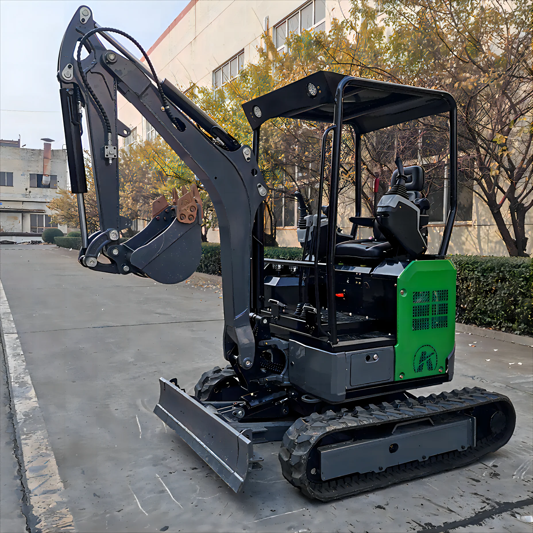 YG Hot Selling 2Ton Fully Automatic Small Excavator Customized Hydraulic Crawler Excavator