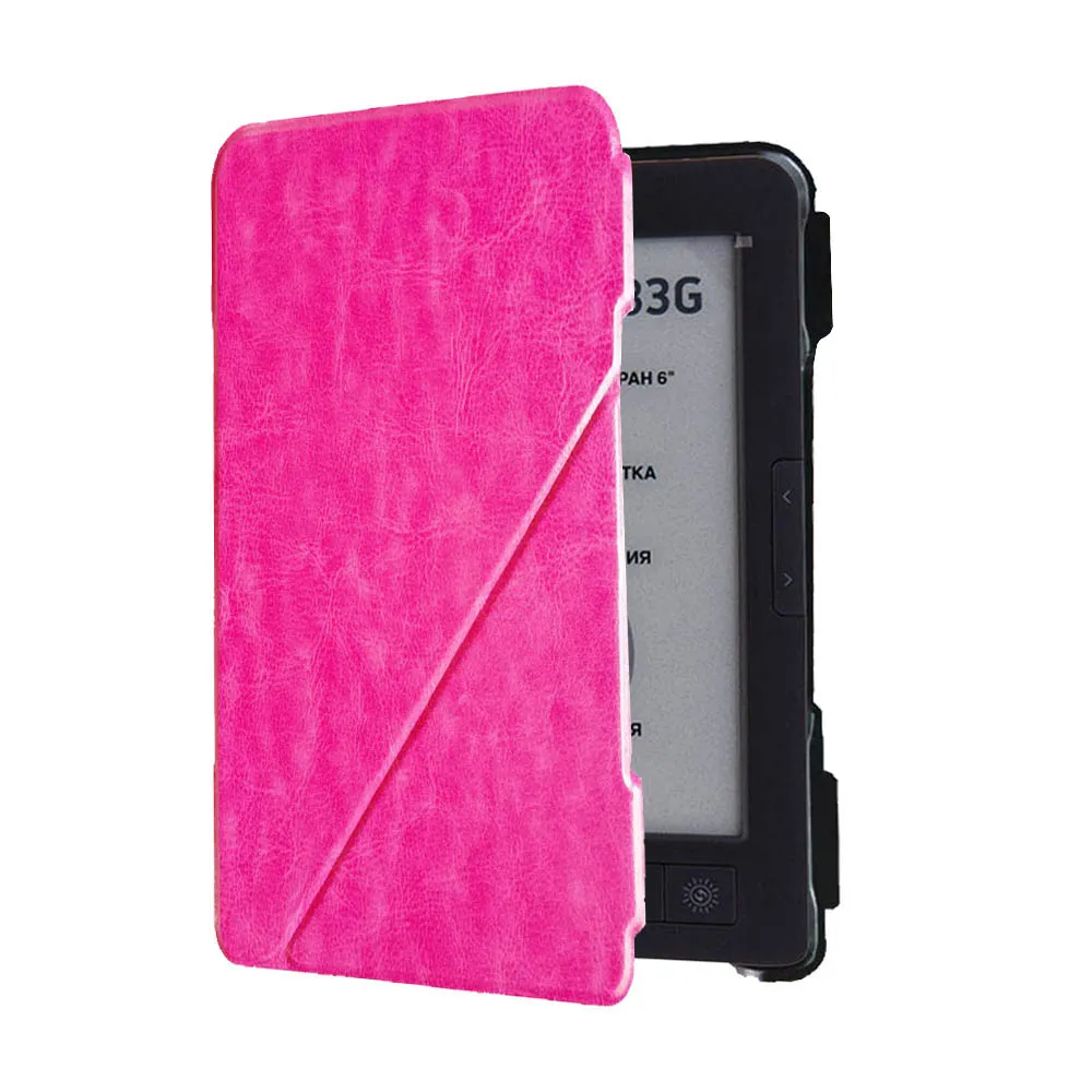 New Style Leather Case For Digma e64 e64M e64mG E-Ink Carta Ebook Reader Easy Folio Pocket Cover Protective Ultra Thin Shell