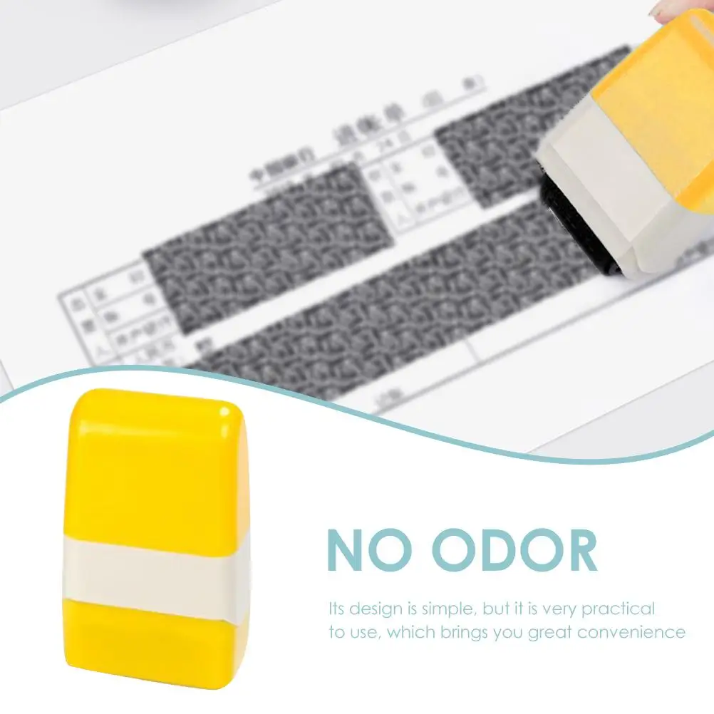 Confidential Garbled Seal Roller Security Stamp for Home Messy Code Tool Plastic Confidentiality Privacy Graffiti Protection
