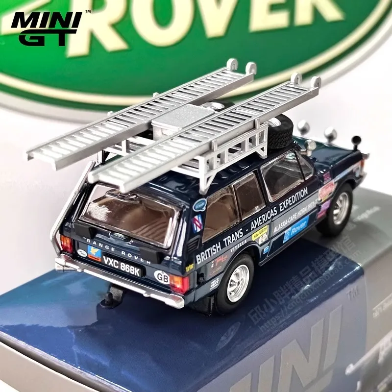 Mini Gt Car Model 1/64 Land Rover Range Rover British Explorer Edition Car Model Simulation Room Display Model  Boy Collection