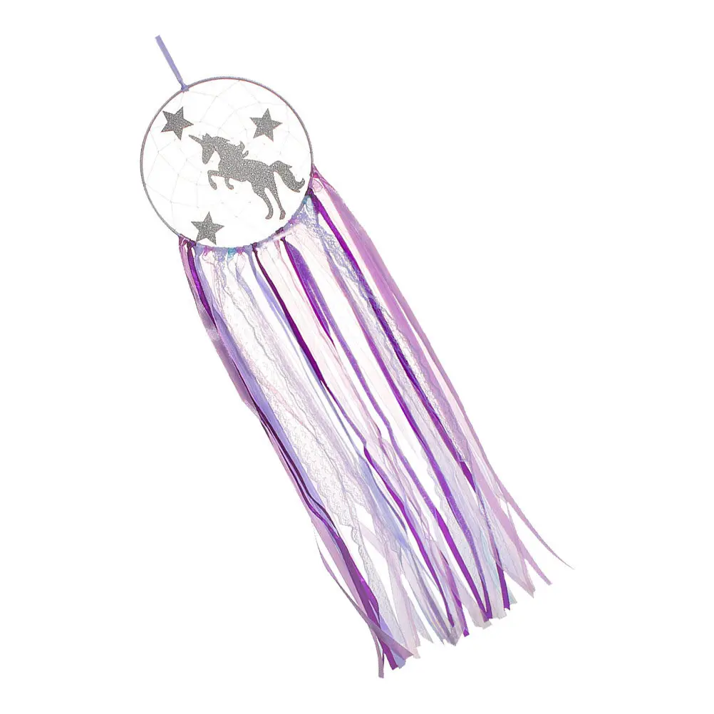 1Pcs Violet Dreamcatcher Wall Pendant Decorative Hanging Ornament Home Decor Party Embellishment Wedding Decoration