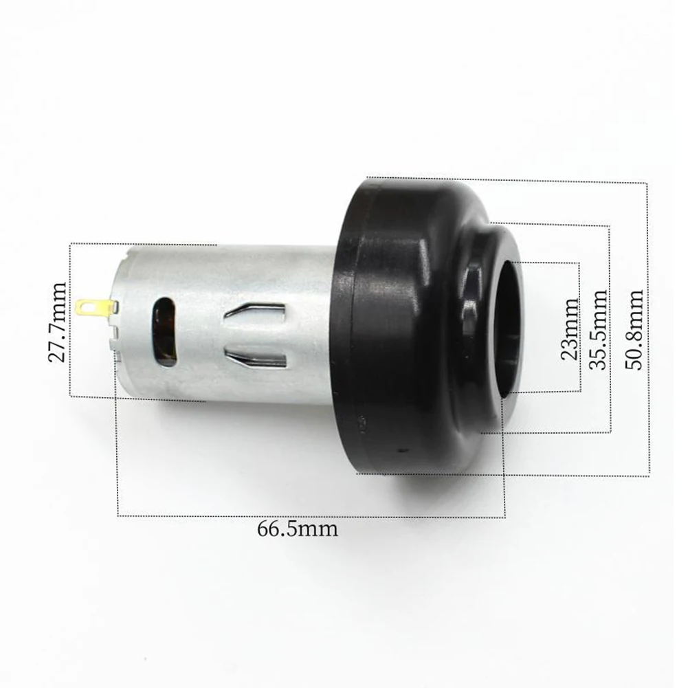 6V DC Motor 390 for Vacuum Cleaner Replacement Ball Bearing Technology Compact Size Metal Enclosure Reliable Run