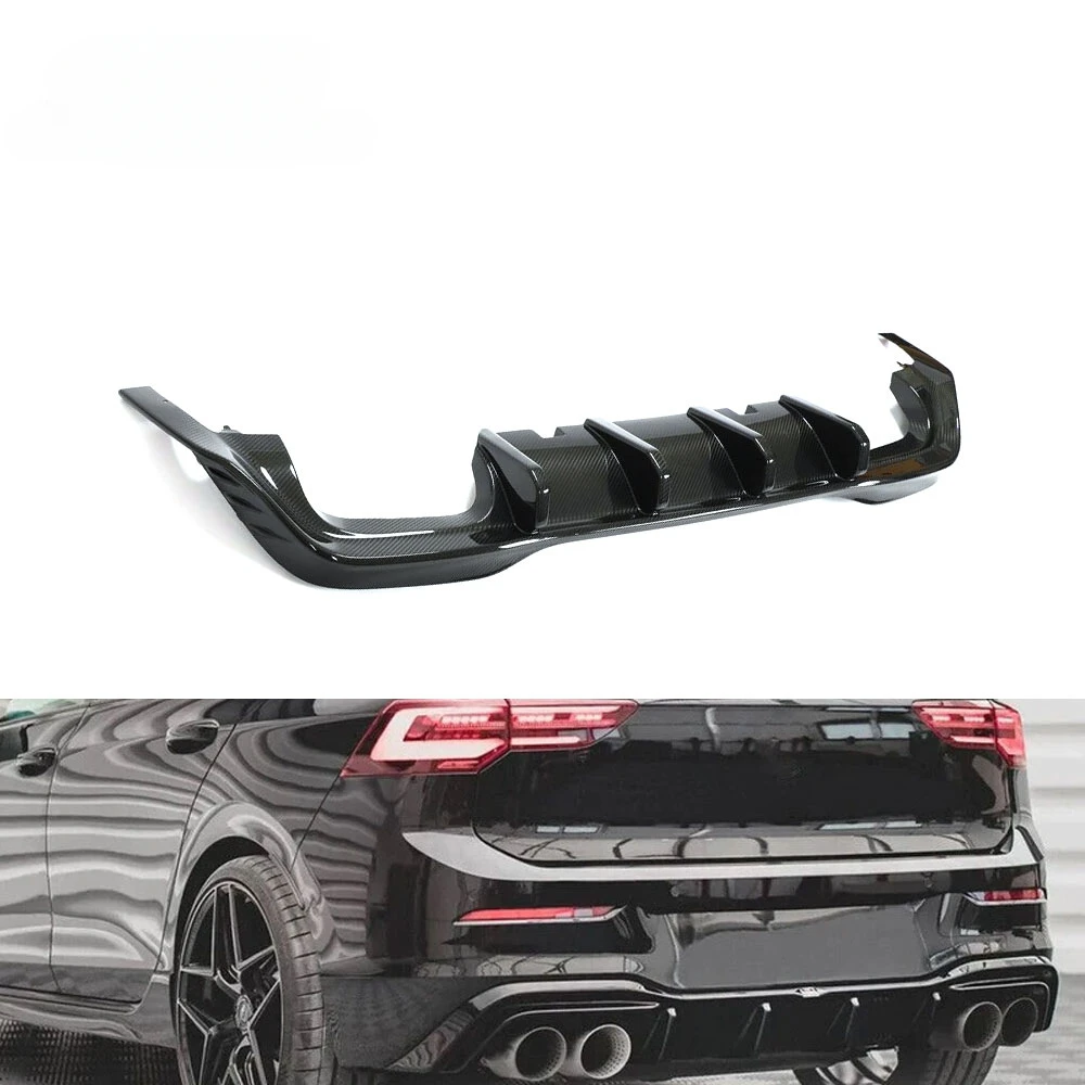 

MK8 R-LINE Dry Carbon Fiber Rear Bumper Valance Diffuser for Volkswagen Golf8 MK8 R 2021-2022