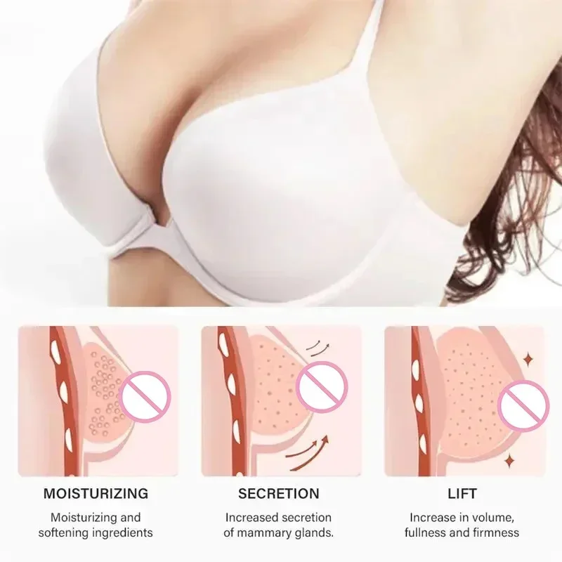 Plump Up Growth ขยายน้ํามัน Boob ขนาดใหญ่ Lift กระชับเต้านมขยายหน้าอกน้ํามันหอมระเหยหน้าอก Enhancement หน้าอก