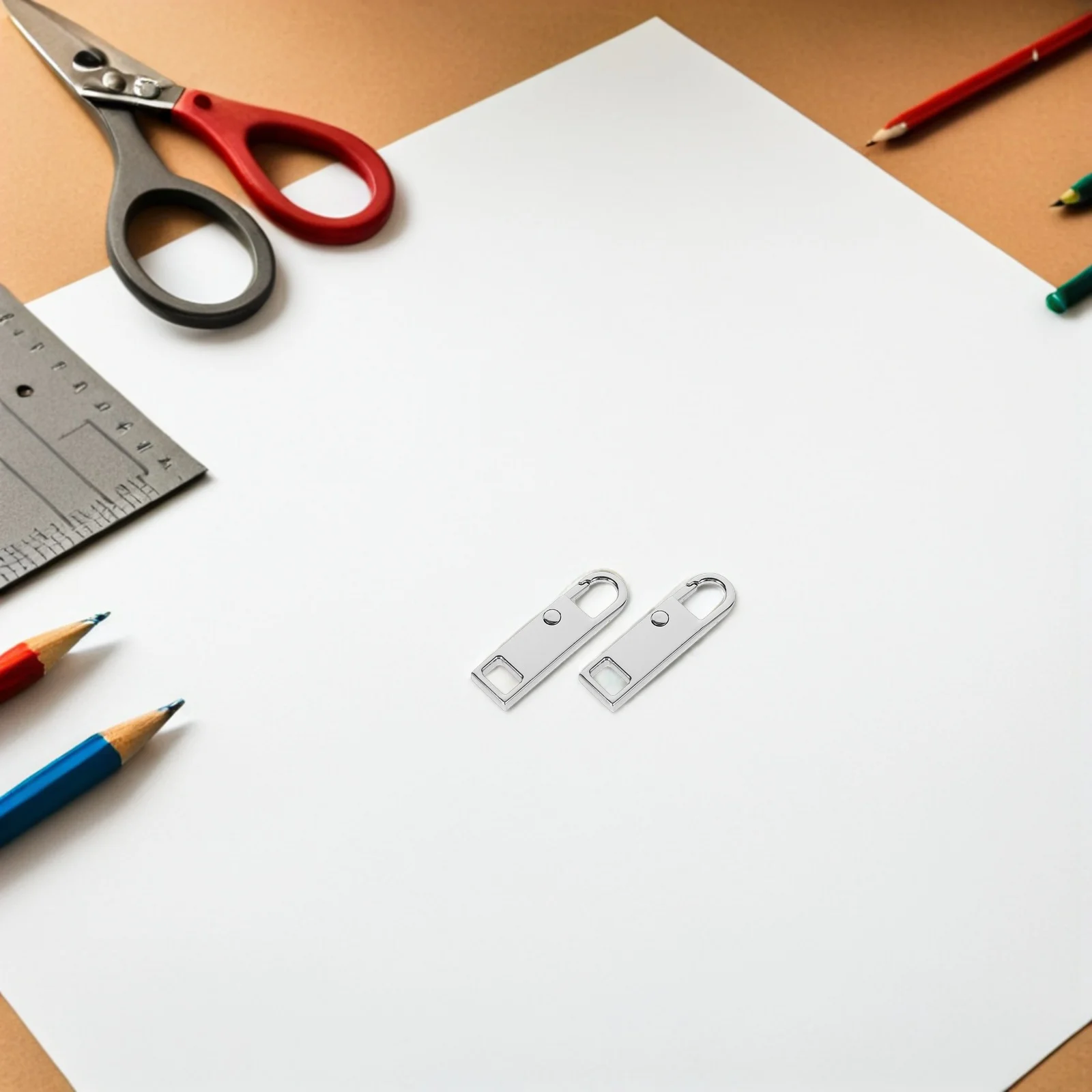 

20Pcs Detachable Zipper Pull Replacement Kit Metal Zipper Head Fixers for Backpacks Jackets Suitcases Easy Repair Tab