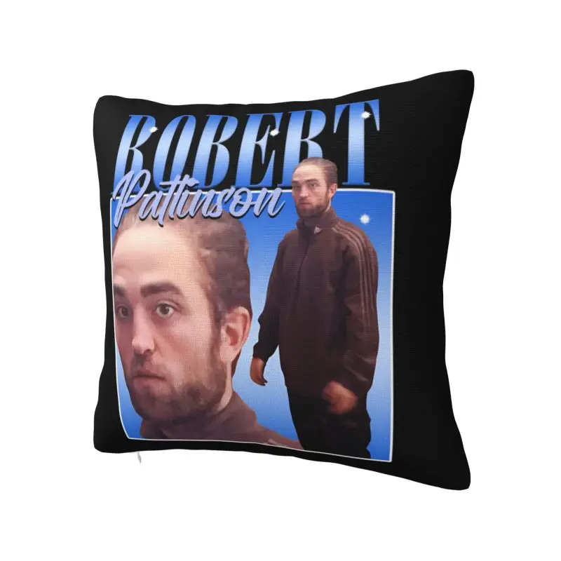 Funny Robert Pattinson Standing Meme Throw Pillow Covers Bedroom Decoration Cushions Cover For Sofa Chair Polyester Pillowcase