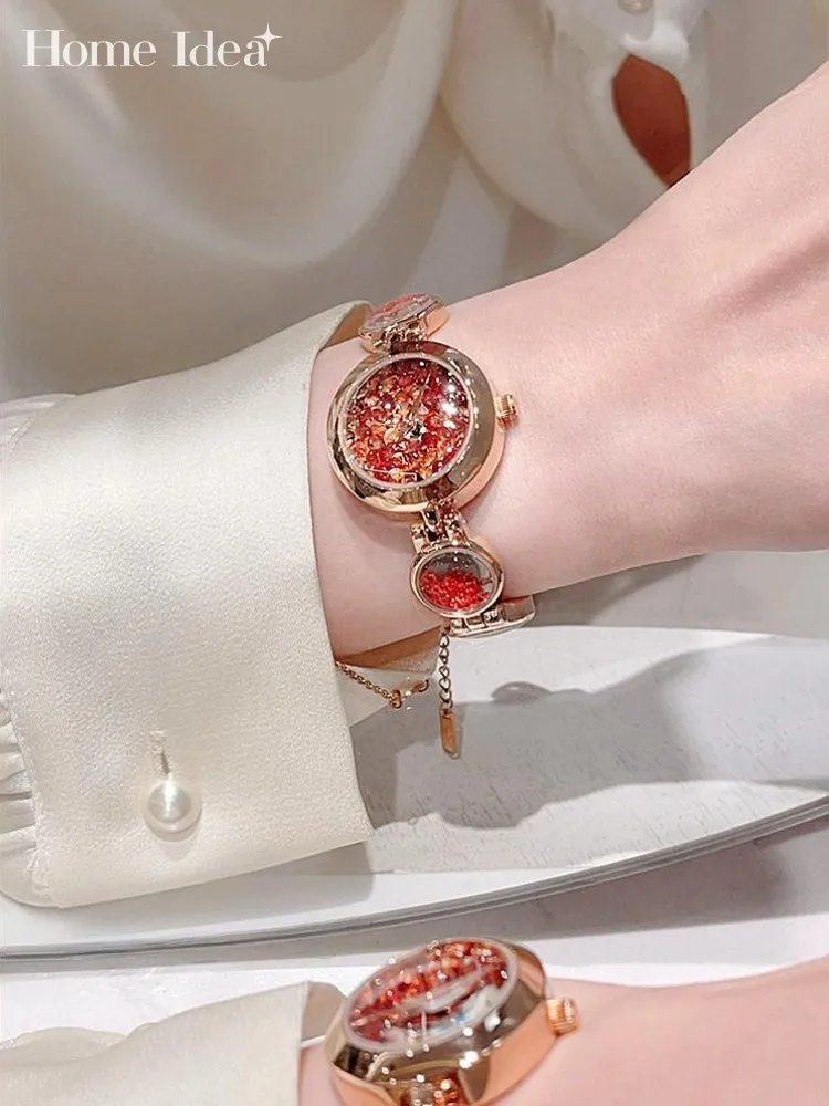 Office Work Designer Women Shiny Diamonds Watches Elegant Ladies Quartz Watches Bracelet Wristwatch Strap Fashion Casual Ladies
