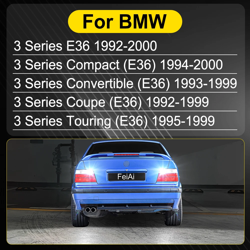 For BMW E36 LED Reverse Lights Bulb Back Up Rear Light Reversing Lamp E36 Touring Accessories 1992-2000 1999 1998 1997 1996 1995 view 2