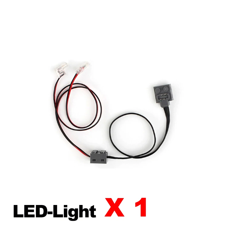 Hoge Snelheid Servo L M Motor En Led Licht Compatibel Met Lego Auto 88004 88003 88013 Cada Technische Power Functies S059-001