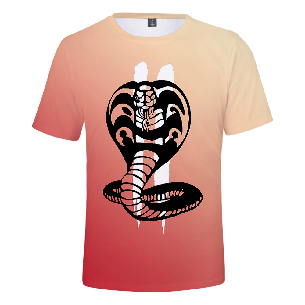 New 3 to 14 years kids t shirt Cobra Kai The Karate Kid children Clothing 3d boy/girls t-shirt  teen tshirt cartoon child t shir