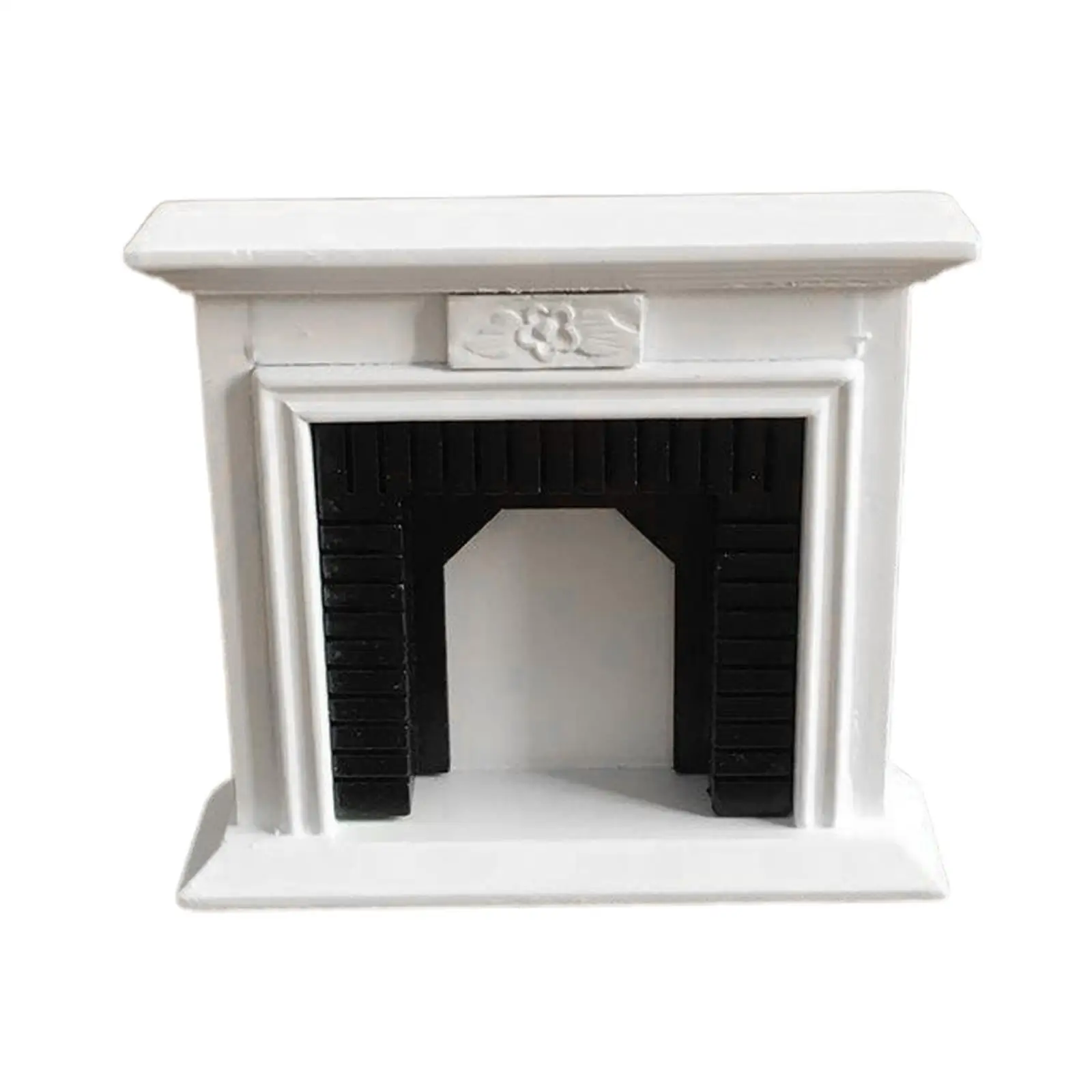 

Мебель для кукольного домика 1/12: Декоративный камин из березового дерева