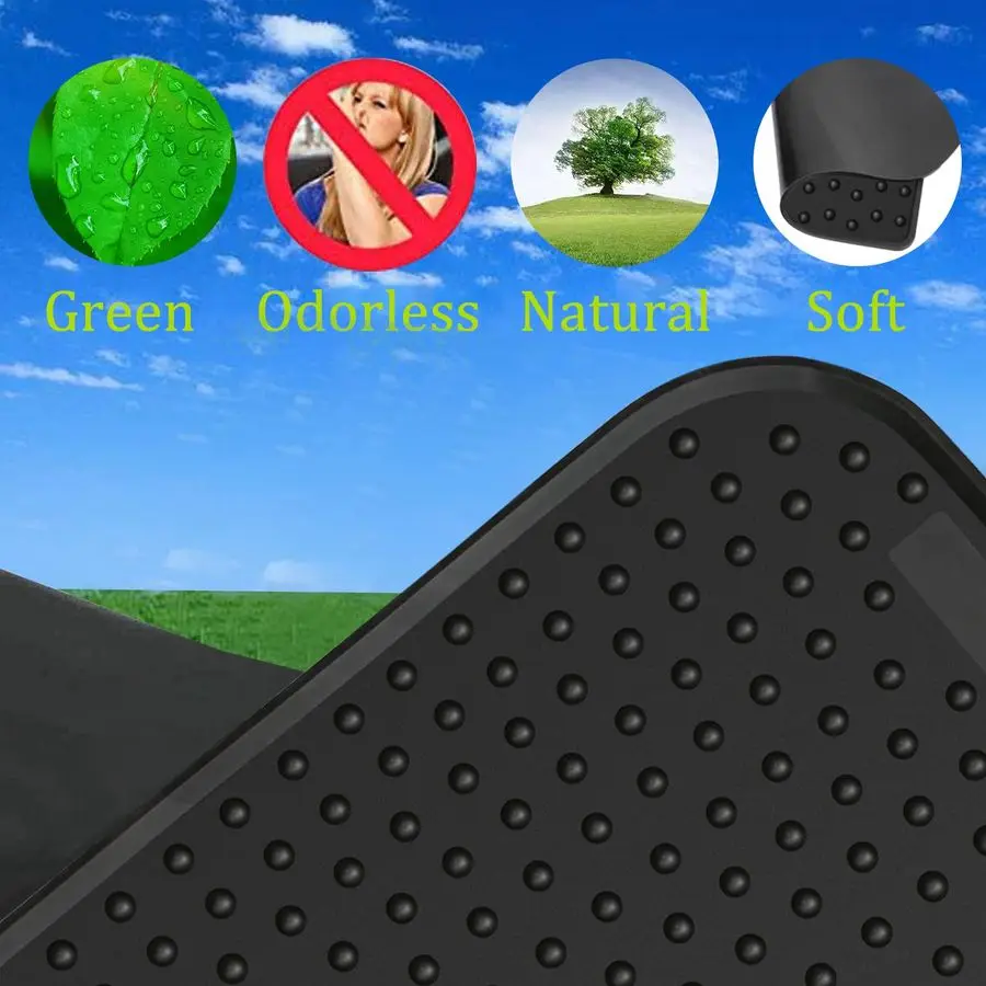 سجادات أرضية مناسبة مخصصة لميني كوبر R56 20062013 سجادات بطانة أوتوماتيكية مطاطية سوداء لحماية جميع الأحوال الجوية عديمة الرائحة #2