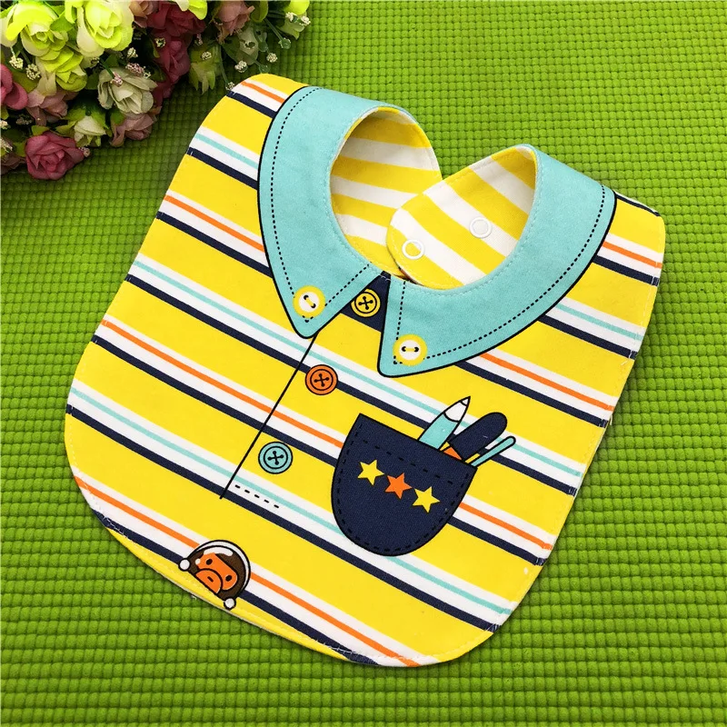 3 stücke Mix Wasserdicht Neugeborenen Baby Jungen Mädchen doppelseitige speichel bib Fütterung Bandana Speichel Handtuch Kinder baumwolle Lätzchen Spucktuch