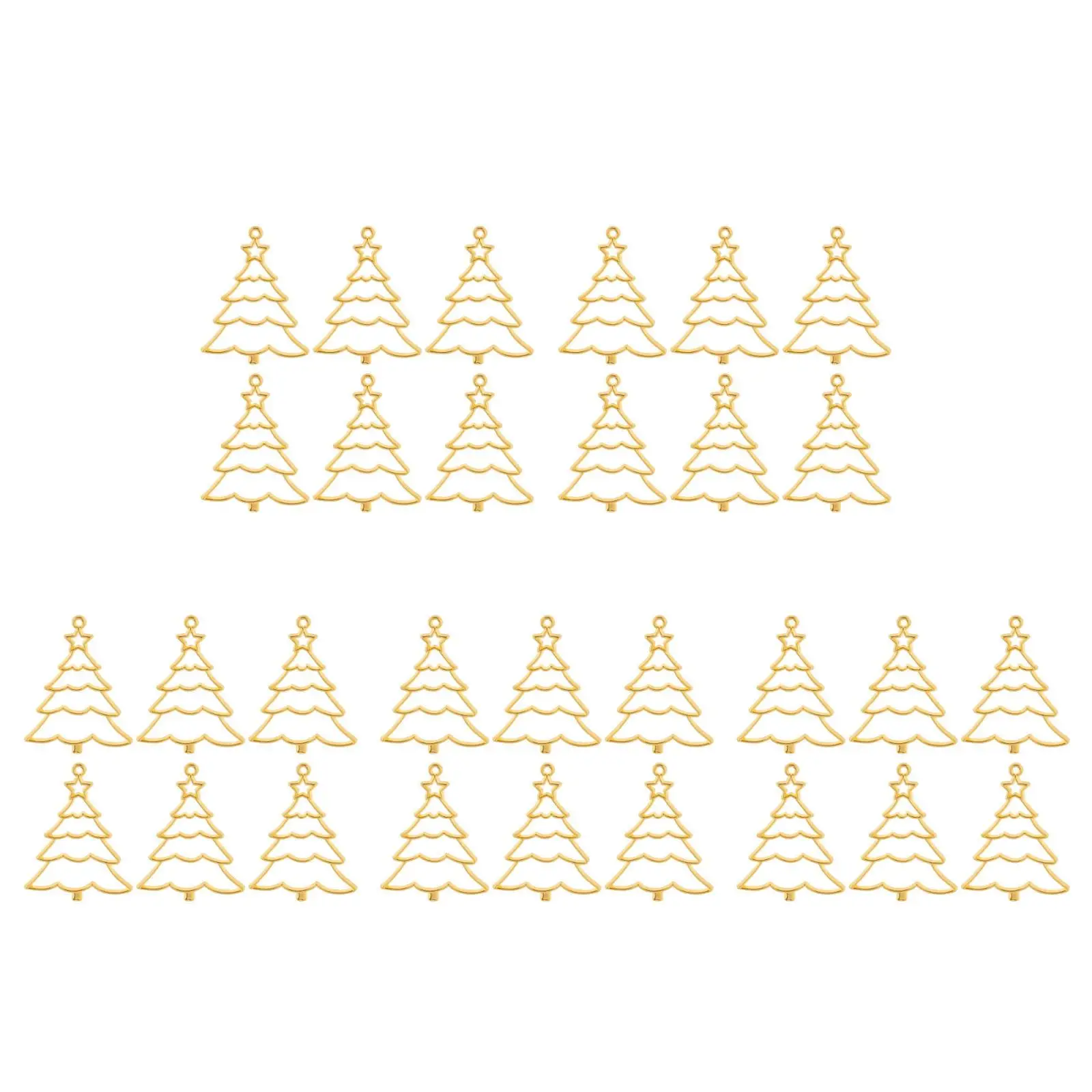 

5 шт., 5 шт., рождественская тема, открытая рамка, подвески, праздничные украшения, елочные ободки, подвески, Золотая смола