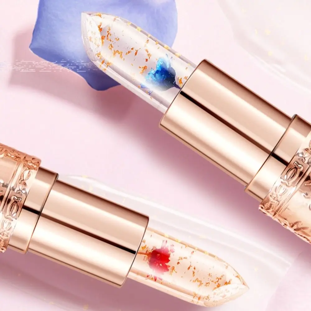 Moisturizing Temperature Color Change Lipstick Waterproof Nourishing Shimmer Jelly Lips Gloss Autumn Winter Non Stick Cup