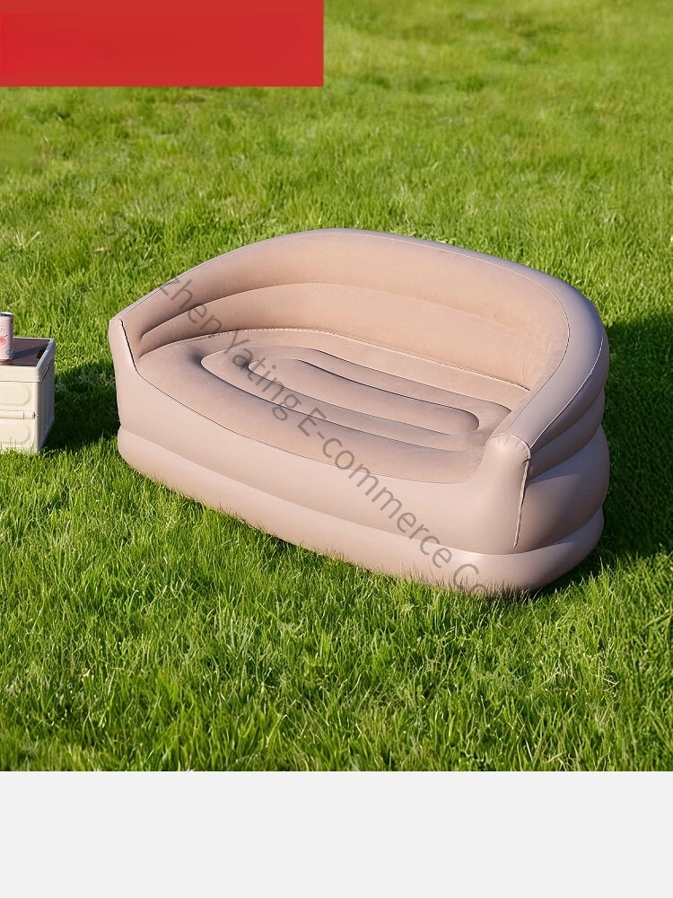 Portable Inflatable Sofa, A Music Festival Must-have, Automatic Outdoor Camping Lazy Double Air Mattress