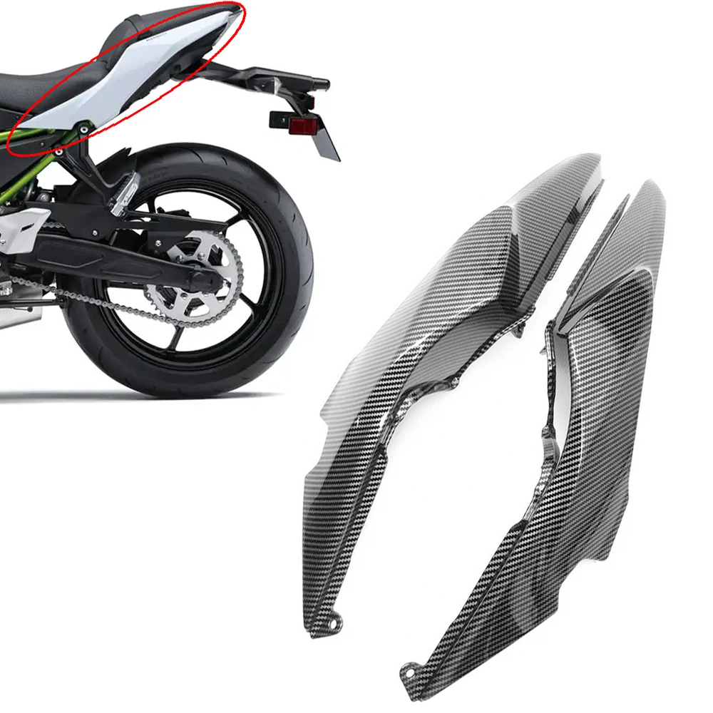 Motorcycle Carbon Fiber Rear Tail Side Seat Fairing For KAWASAKI NINJA 650 ER-6F Z650 2017 2018 2019 2020 2021 ER6F Z 650