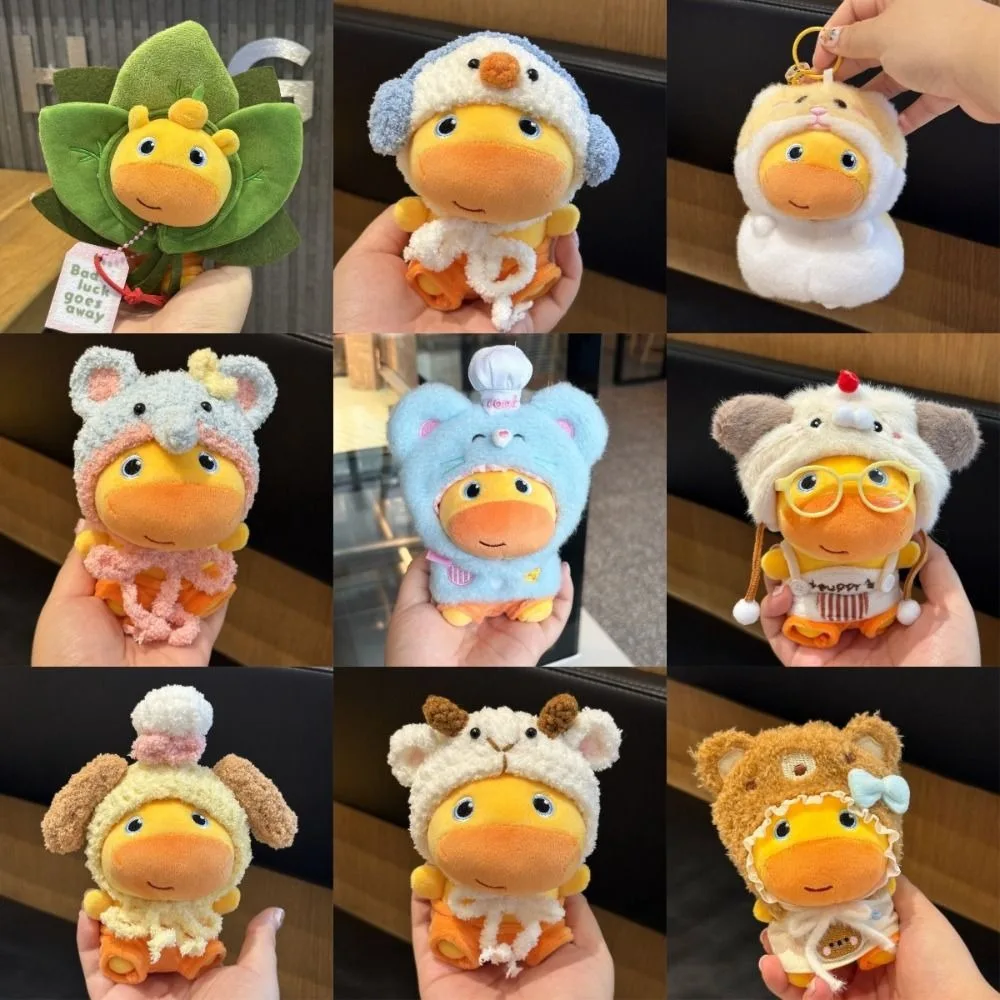 Capivara dos desenhos animados brinquedo de pelúcia capivara lulu vestir-se boneca de pelúcia pingente chaveiro cosplay anime saco pingente encantos boneca acessórios