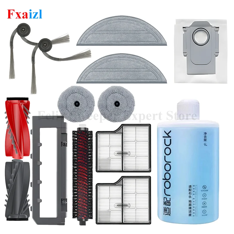 Acessórios para roborock saros 10/s9 maxv ultra/s90ver/g30/a1460rr peças de aspirador de pó principal escova lateral filtro mop saco