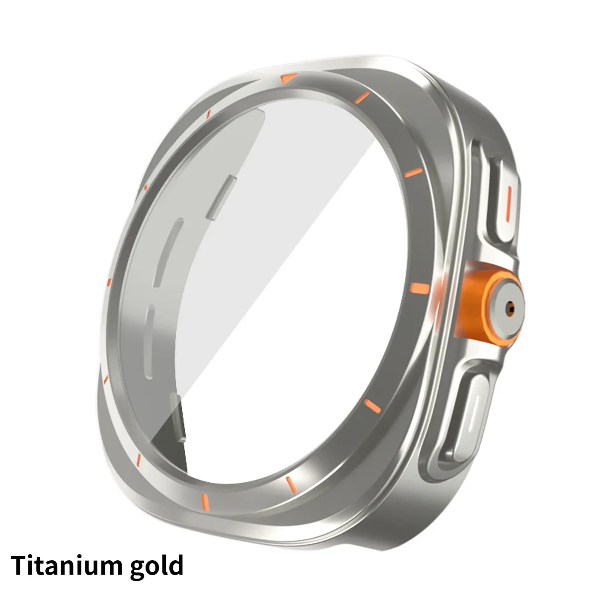 تغيير ساخن إلى حافظة Ultra لهاتف Samsung Galaxy Watch7 6 40/44mm ترقية إلى Galaxy Watch Ultra 47mm واقي شاشة من الزجاج المقسى #6