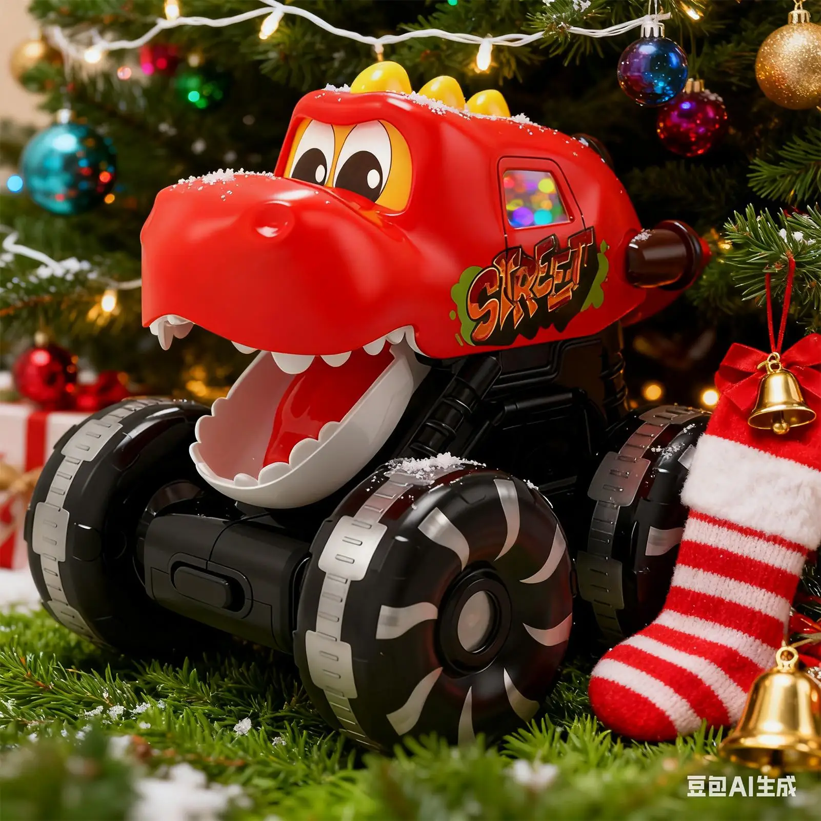 2026 juguetes de dinosaurios, coches extraíbles, Mini camión monstruo prensado para controlar, juego de juguetes con luz para niños pequeños, regalos para niños y niñas