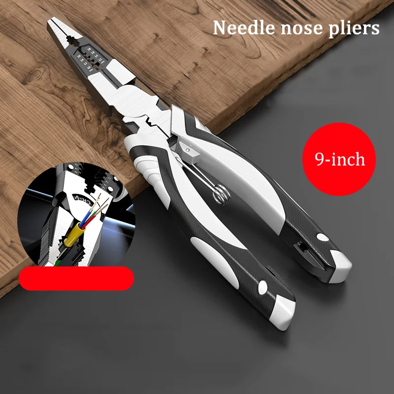 Specific Pointed Nose Pliers Hand Tools Multifunctional Diagonal Pliers 6/8/9-Inch Wire Cutter Pliers Electrician