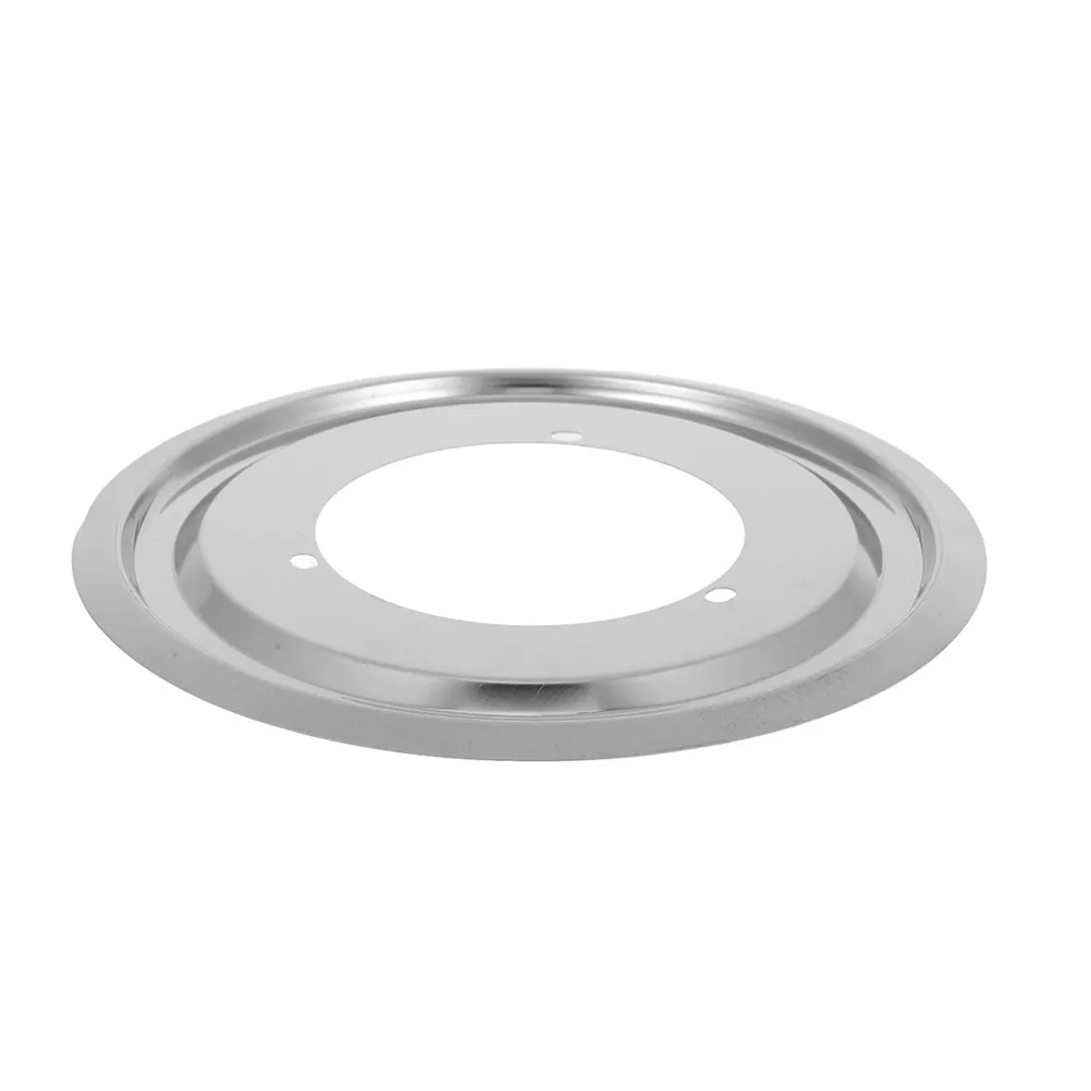 Stainless Steel Round Gas Stove Drip Tray Universal Drip Pan Spill Catcher Heavy Duty Easy Install Kitchen Accessory