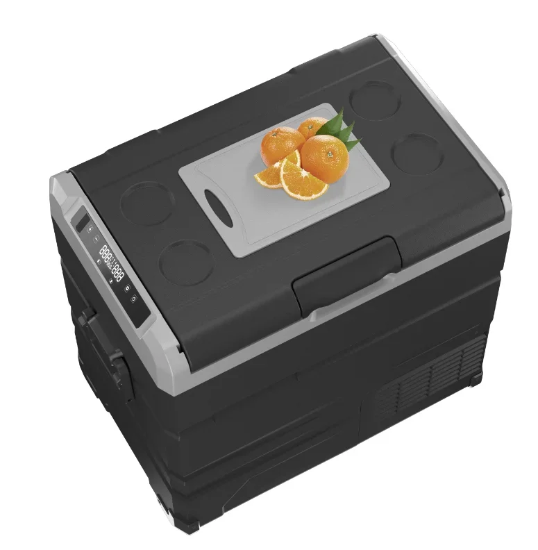 

TW55 55L Портативный автомобильный холодильник с разделением замораживания и охлаждения Бытовой автомобильный холодильник двойного назначения для путешествий и кемпинга