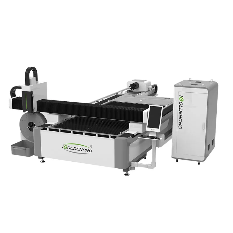 Metal 1000W Sheet Cutting Fiber Laser Cutter, 1Kw Metal Tube Thick Plate Engraving Cnc Fiber Laser Cutting Machine
