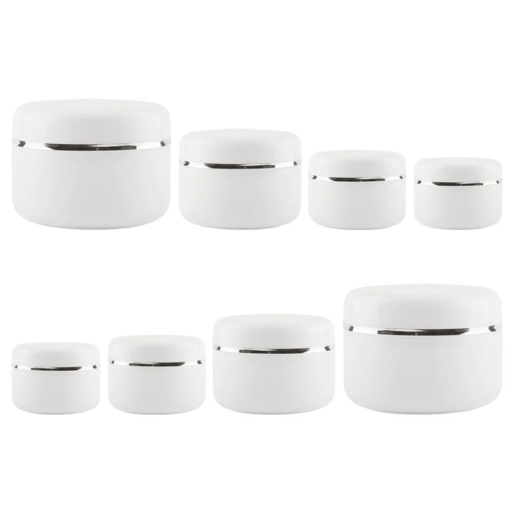 8 Pcs Cream Box Bottle Travel Boxes Sample Containers Portable Lotion Jar Bottles Leak-proof Jars Sub