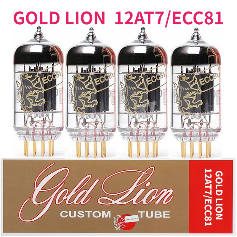ECC81 GOLD LION Vacuum Tube Replacement 12AT7 B739 12at7 B739 6201 Vacuum Tube Factory Tested Precision Match DIY Tube Amplifier