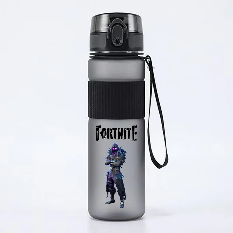 새로운 550ml Fortnites 물병 만화 게임 그림 인쇄 된 물병 소년 여름 스포츠 물병 어린이 생일 선물