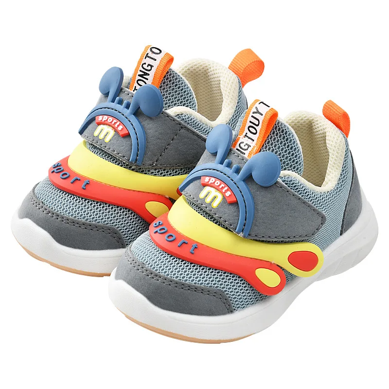 Kinderschuhe Frühling und Herbst 0-1-3 Jahre alte Mädchen atmungsaktive Babys chuhe mit weichen Sohlen Babys chuhe Jungen Coolname Sneaker Tod