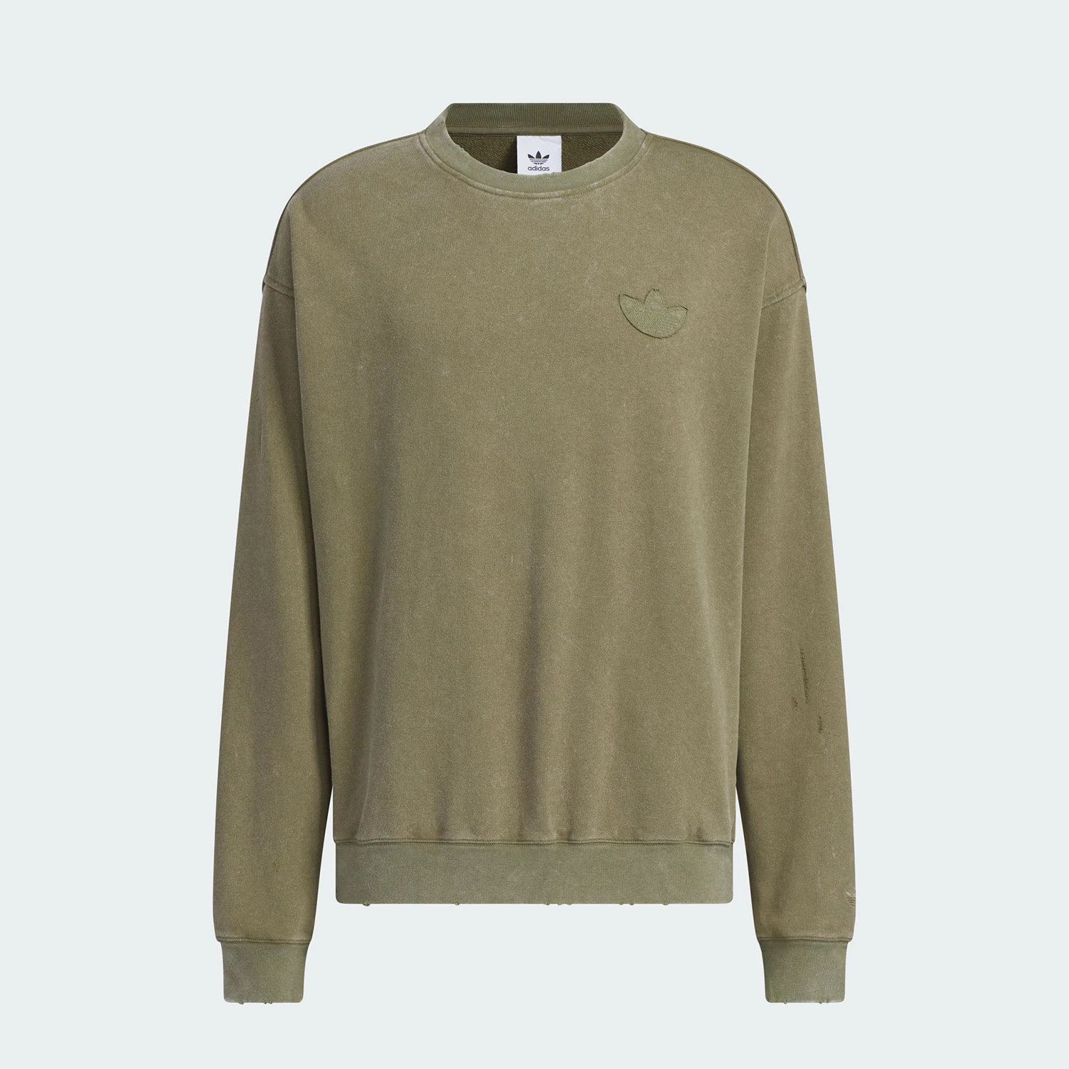 

Оригинальная мужская толстовка Adidas Trefoil в стиле ретро, свободного кроя, с круглым вырезом, JM7288