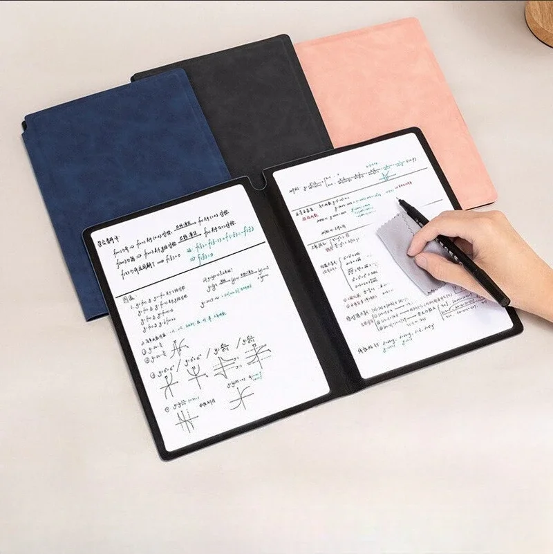A4 a5 Reusable Whiteboard Notebook Portable Erasable Foldable Writing Pad for School Office Drafting Note Taking