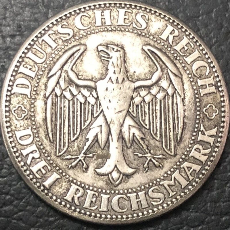 1929 Germany 3 Reichsmark Meissen Copy Coin