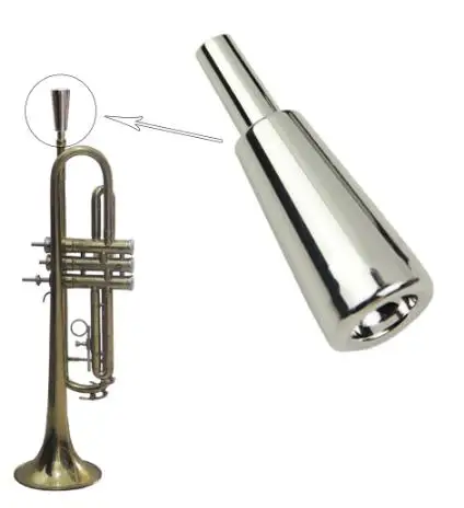 

1PCS solo Trumpet Mouthpiece D2H Professional sound quality Plate with silver