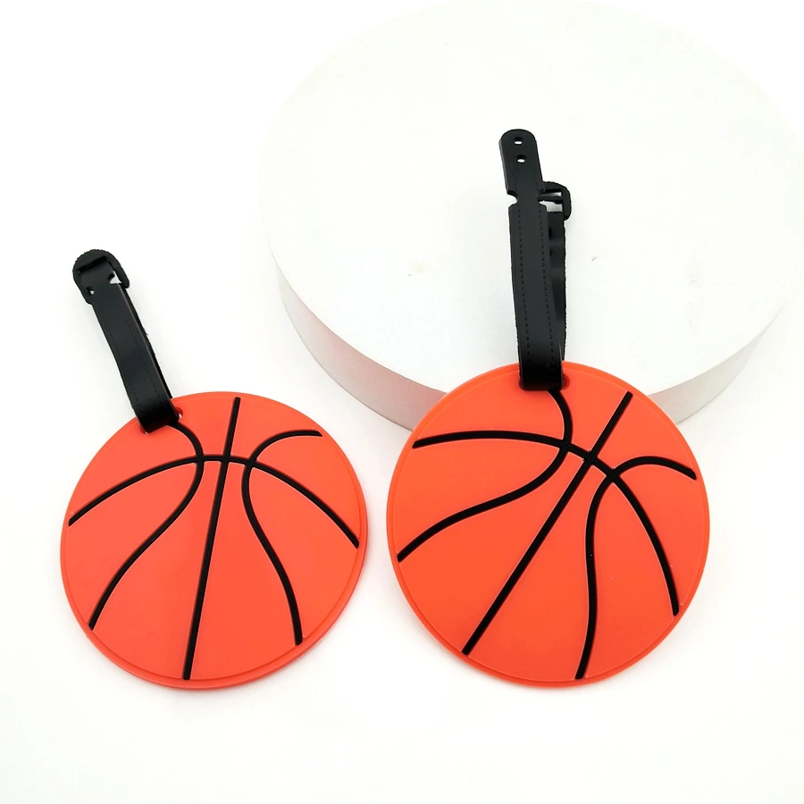 قطعة واحدة/3 قطع من علامات الأمتعة لعشاق كرة السلة والبيسبول وكرة القدم، ملحقات حقيبة السفر