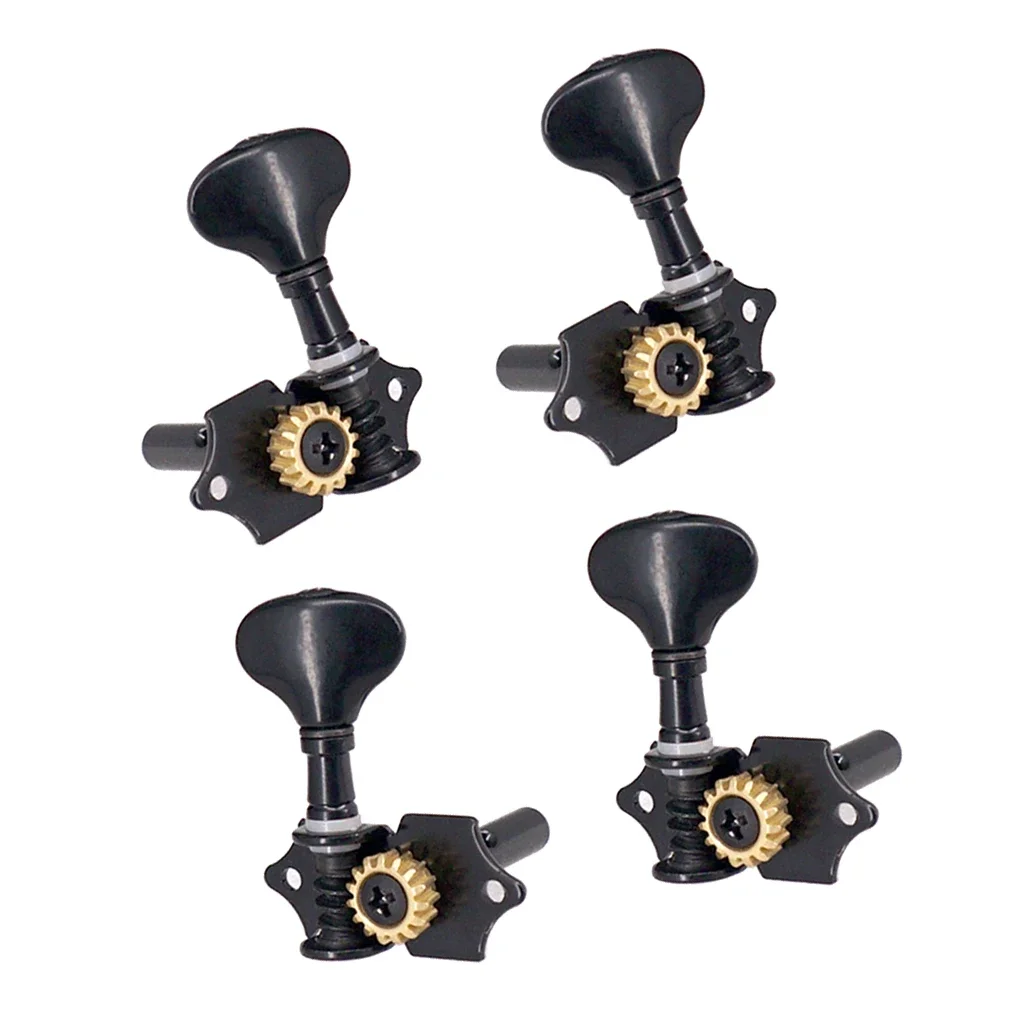 4 pcs Ukulele Tuners Tuning Pegs Keys Machine Heads Open Gear 2R 2L