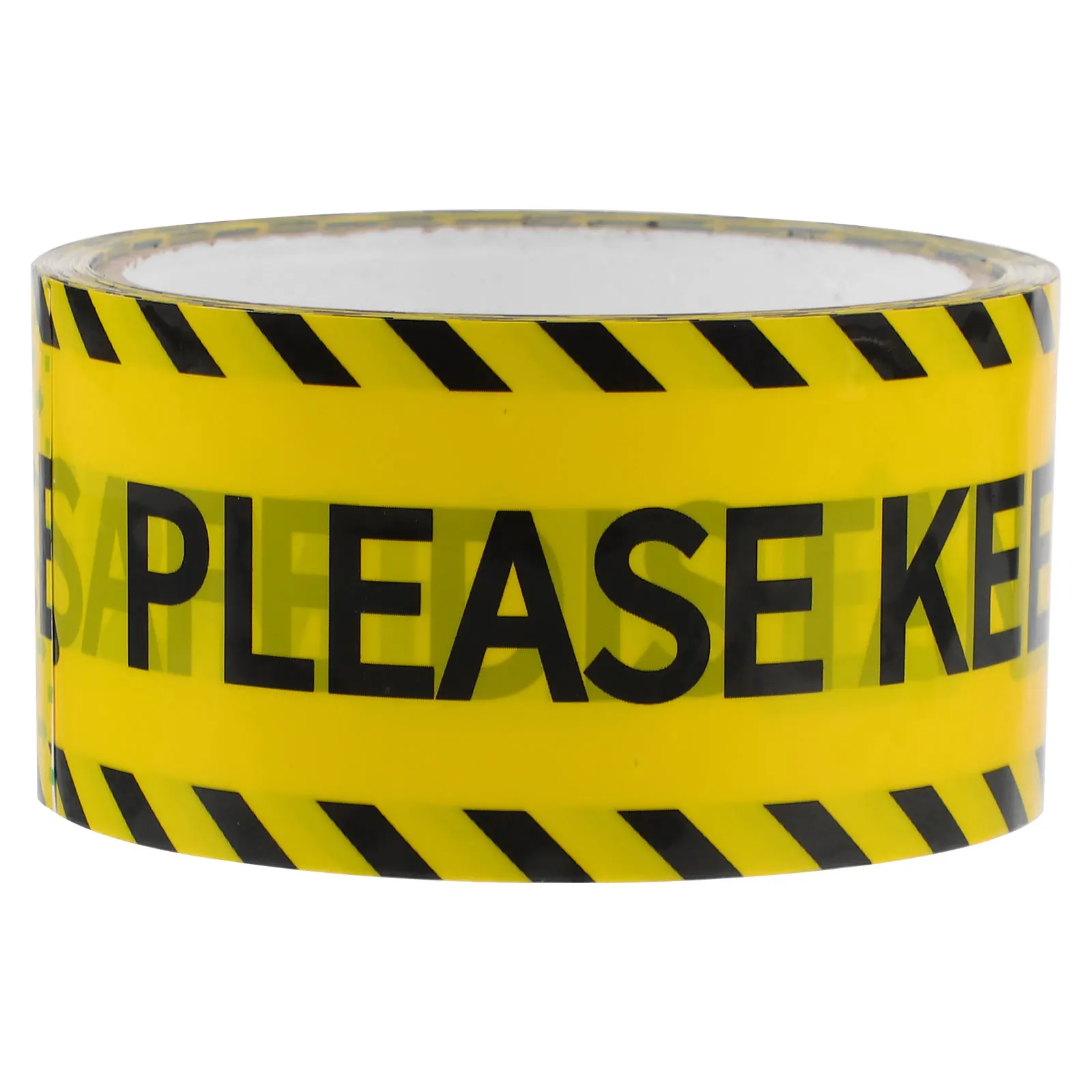 1 Roll Construction Warning Tape 25 Meters Reliable Bonding Keep Safe Distance Label Bright Safety Sticker for Factory Bank