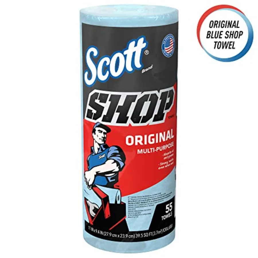 Kimberly-Clark 75130 SCOTT Shop Рулон полотенец 55 шт. в упаковке 1 шт.