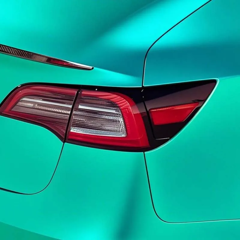 PET Matte Plated Metallic Groene Auto Inpakfolie Kleur Veranderende Film Air Release Auto Vinyl Wrap Waterdichte Auto Wrap