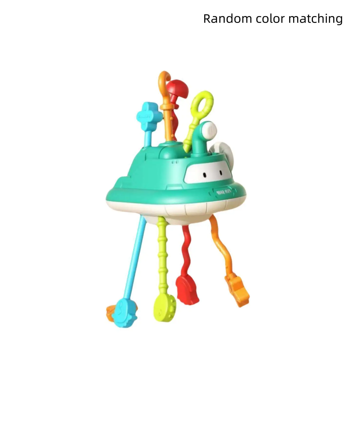 Jouets mentaires oriels Montessori pour bébés de 1 à 3 ans, couleurs aléatoires, ULcôtelée en silicone, jouet de dentition, petit bateau, 0 à 12 mois