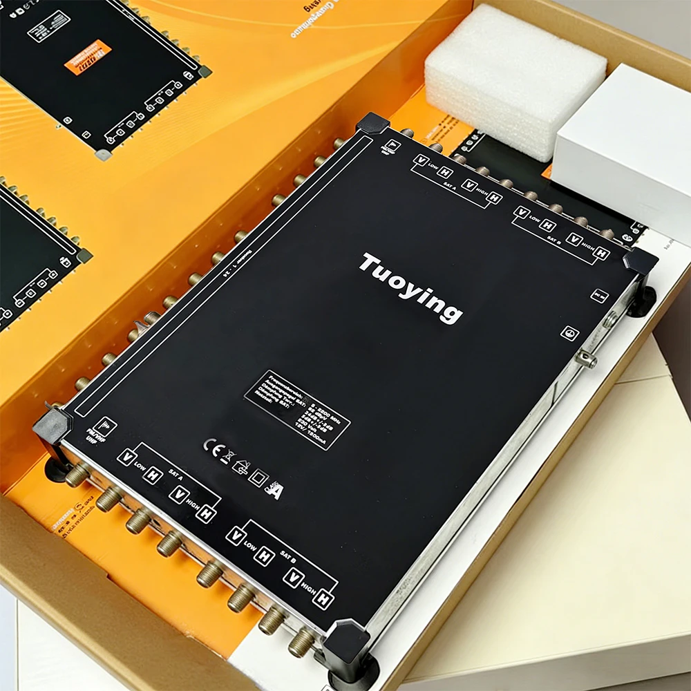 Tuoying TY-9X9X24 9 In 24 Out Satellite Multiswitch SAT-ZF Matrix Cascade Multiswitch For Hotel. Satellite TV System