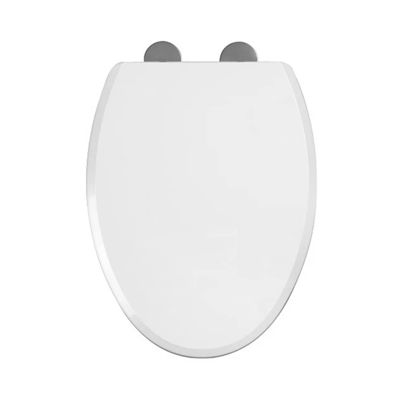 1 PCS Elongated Toilet Seat Quick-Release Hinges ABS Slow Close Heavy Duty, Never Loosen Toilet Seats For Adults And Children