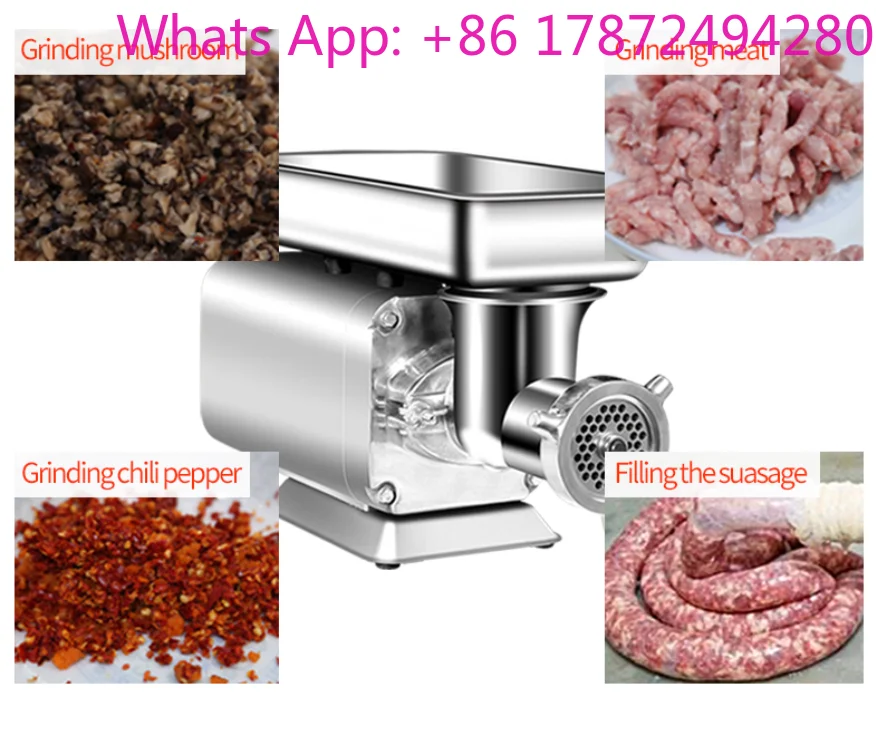 Butchery Supplier Chopper Machine Food Processor with Meat Grinder Minced Meat Mixer Mixing Machine