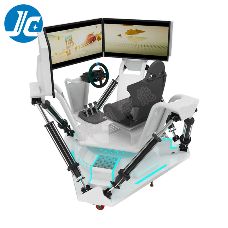 Indoor/Outdoor Virtual Reality Racing Simulator Kit Metal/Aluminum/Steel Material for Playhouses and Trampoline Parks